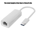 thumbnail image 2 of Creatine USB Type C To RJ45 Adapter 100Mbps Wired Network Card For Laptop Tablet Smartphone, 2 of 5