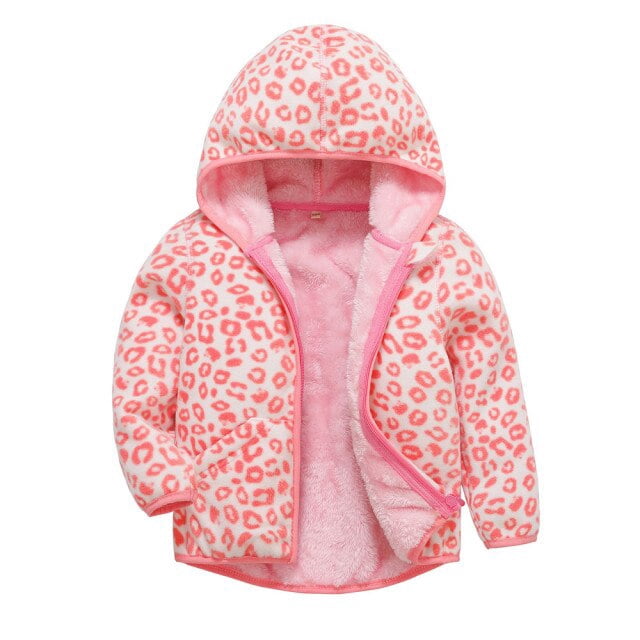 AAMILIFE Girls Polar Fleece Lined Sherpa Jacket with Hood Wool Warm Coat