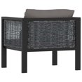 thumbnail image 3 of vidaXL Sectionnel avec Coussin en Rotin Poly Anthracite, 3 of 8