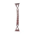 thumbnail image 3 of Bracelet de Montre en Acier Inoxydable en Forme de X, Bracelets Réglables pour Apple IWatch Series SE/1/2/3/4/5/6 pour Femmes - Rose Pâle, 3 of 5