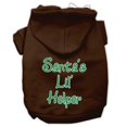 thumbnail image 1 of Santa'S Lil' Helper Sérigraphie Hoodies Marron Taille Sm (10), 1 of 1