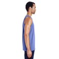 thumbnail image 2 of Hanes Mens ComfortWash Garment Dyed Sleeveless Tank Top, S, Deep Forte Blue, 2 of 3