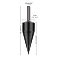 thumbnail image 3 of Wood Splitting Drill Bit, 42mm Firewood Splitter Drill Bit Set with 3 Handles, Hex Shank and Round Handle, Heavy Duty Log Splitter for Home, Camping, and Farm Use, 3 of 9