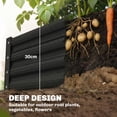 thumbnail image 4 of Outsunny 8x4x1ft Galvanized Raised Garden Bed, Open Bottom, Black, 4 of 10