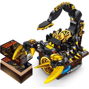 Insects Collection Building Blocks Toys for Kids,Animals Insect Reptiles Blocks Set,Mechanical Scorpion Building Set Fun Gift for 6 8 10 12+ Boys Girls and Nature Lovers(468PCS)