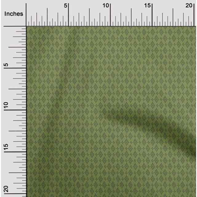 oneOone Georgette Viscose Fabric Geometric Block Print Sewing Fabric BTY 42 Inch Wide