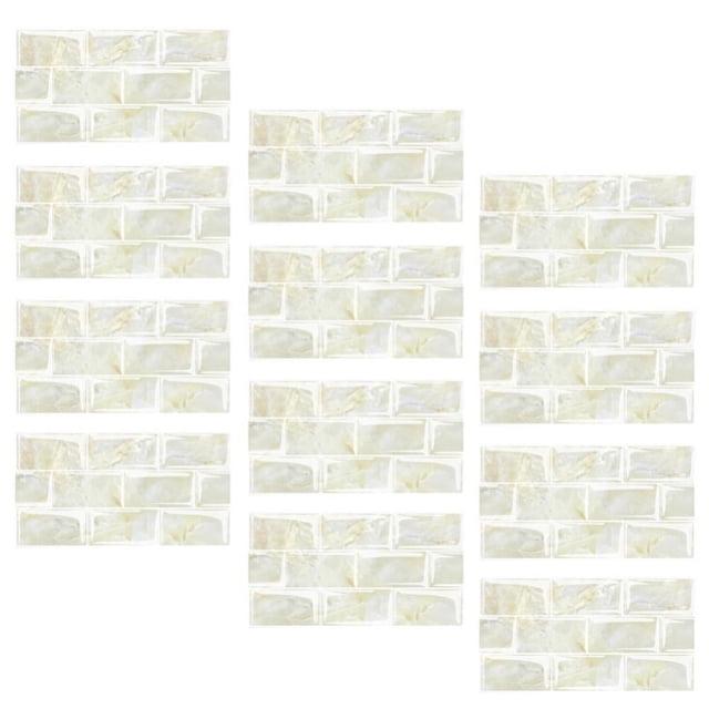 12-Sheet Premium Self-Adhesive Kitchen Backsplash Tiles in Marble 12”X6”