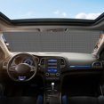 thumbnail image 1 of Automatic Retractable Car Sunshade Curtain, PVC Roll-Up Design with Suction Cups, 1 of 7