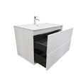 thumbnail image 2 of SERA Fleur Coiffeuse de Salle de Bain Blanche, 2 of 7