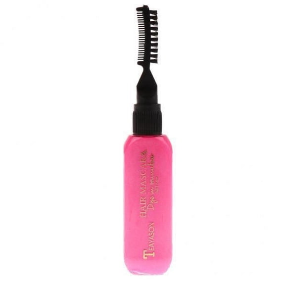 TISHITA 6xDisposable Hair Color Chalk Dye Tint Highlight Streak Mascara Pink 6 Pcs