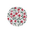 thumbnail image 1 of IH Casa Decor Printed Round Cotton Rope Placemat Red Floral - Set of 12, 1 of 4