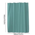 thumbnail image 3 of Todaioua Solid Color Bathroom Shower Curtain 180x180cm Waterproof Polyester Partition Curtain with 12 Hooks for Toilet Bathroom Privacy Thickened Easy Clean Available in Multiple Colors Home Decor, 3 of 7
