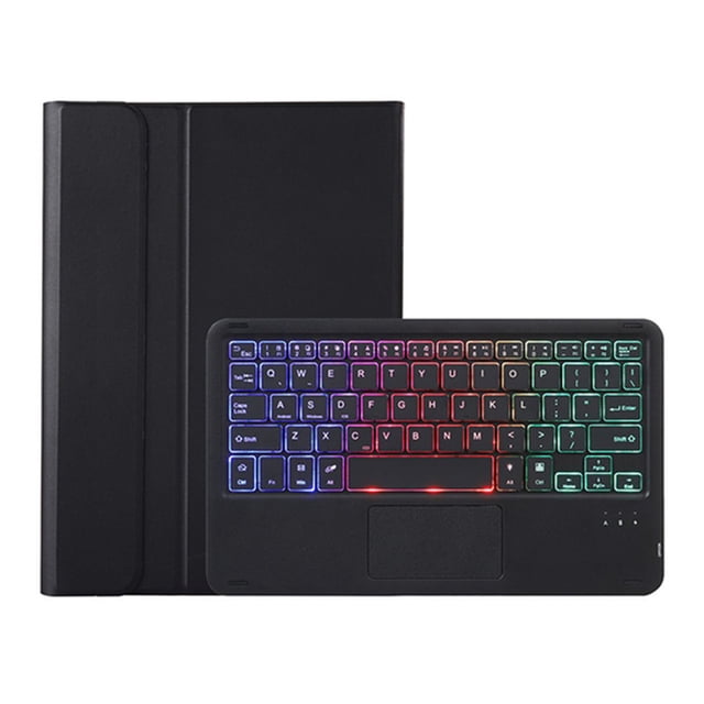 Case for Lenovo Tab M10 FHD Plus 10.3'' Tablet Wireless Keyboard TB-X606F TB-X606X Magnetic Touchpad Backlight Keyboard Cover black English