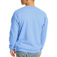 thumbnail image 3 of Hanes Mens EcoSmart Fleece Crewneck Sweatshirt, XL, Light Blue, 3 of 4