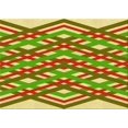 thumbnail image 1 of Ahgly Tapis Rectangulaire Lavable en Machine, Jaune Vert, 8 Pieds x 12 Pieds, 1 of 7