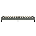 thumbnail image 4 of vidaXL Bed Frame Dark Grey 100x190 cm Twin Fabric, 4 of 6