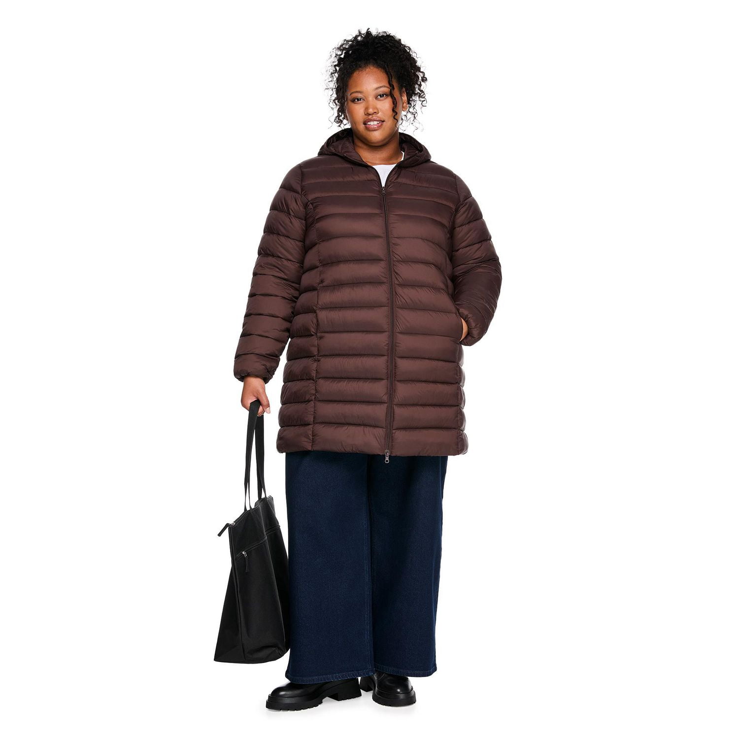 Doudoune compressible longue George Plus pour femmes