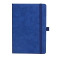 thumbnail image 1 of Dark Blue A5 Strap Notebook 200 Pages Thick Paper Notepad For School Office Home Business Writing College Ruled Journal Planner Student Diary 21.5X14.5Cm 8.46X5.7In, 1 of 7