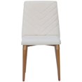 thumbnail image 3 of Manhattan Comfort Utopie Chaise Dinatoire Rembourrée Beige, 3 of 6