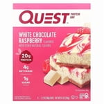 Quest Nutrition, Protein Bar, White Chocolate Raspberry, 4 Bars, 2.12 oz (60 g) Each