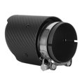 thumbnail image 2 of Tail Pipefor Mazda,Carbon Fiber 80mm Inlet Exhaust End Tip Exhaust Tail Pipes Streamlined Design, 2 of 8