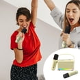 thumbnail image 3 of Speakers Bluetooth Wireless Portable Outdoor Karaoke Speaker Mini Wireless Microphone Home Sing Microphone Integrated Machine Bluetooth Speaker with Two Microphones Portable Bluetooth Speakers, 3 of 7