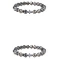 thumbnail image 1 of Redempat à la Mode et Confortable à Porter Unisexe Bracelets Perlés pour Tous les Jours Chic Bande 2Set, 1 of 6