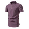 thumbnail image 1 of AherBiu Plus Size Golf Polo Shirts for Men Fitted Performance Short Sleeve Button down Tennis Shirt, 1 of 5