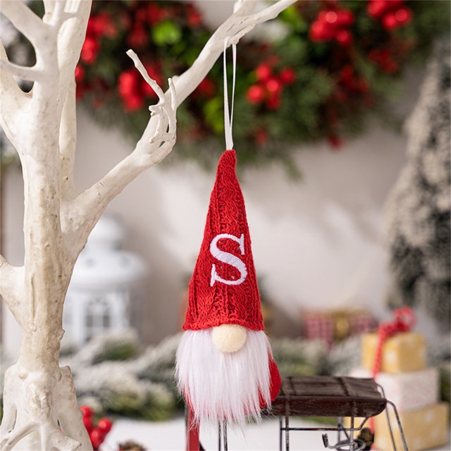 TopLLC Chapeau de Noël Bébé Sans Visage Pendentif Vieux Nain Rudolph Poupée Poupée Pendentif