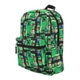 thumbnail image 2 of Minecraft Creeper Steve Alex Pattern Kids 16" Backpack, 2 of 7
