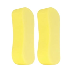 GZJCKJY Multi-Purpose Sponges for Cleaning - Yellow 2 Pack, Large Sponges for Car Washing, Tile & Grout, All Purpose Cleaning