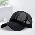 thumbnail image 3 of GDREDA Summer Hats Fashion Unisex Men Women Tie-dyed Sun Hat Adjustable Baseball Cap Hop Hat，Black, 3 of 3