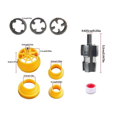 Rénovation Domiciliaire Enfileur de Tuyaux en PVC Outil pour Tuyaux Recto Verso Compatibilité PVC 4 Points Compatibilité PVC 6 Points Outil de Plomberie Efficace