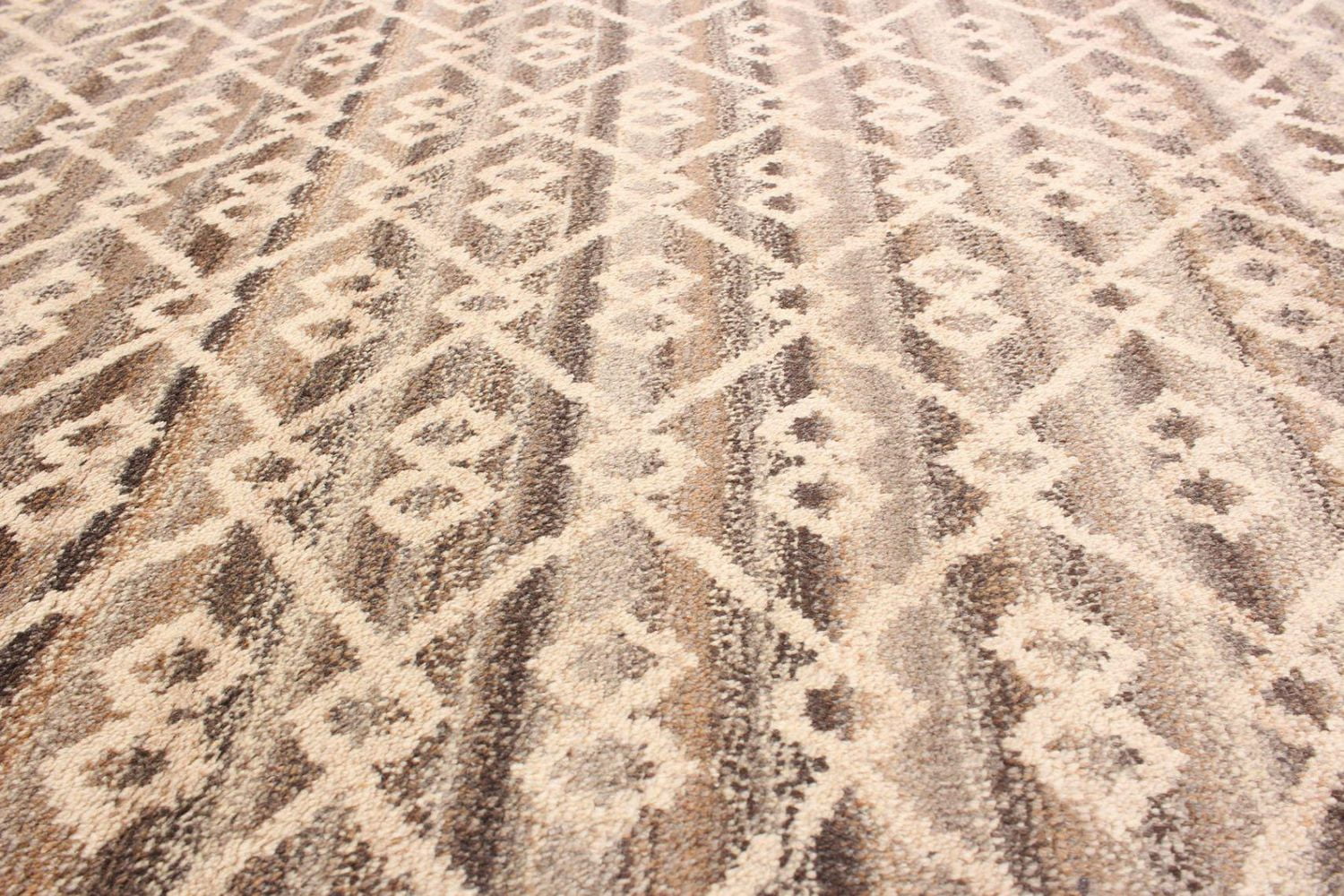 ECARPETGALLERY 5'1" x 7'11" Moroccan Tangier Hand-knotted Area Rug for Living Room, Dining Room and Bedroom in Ivory