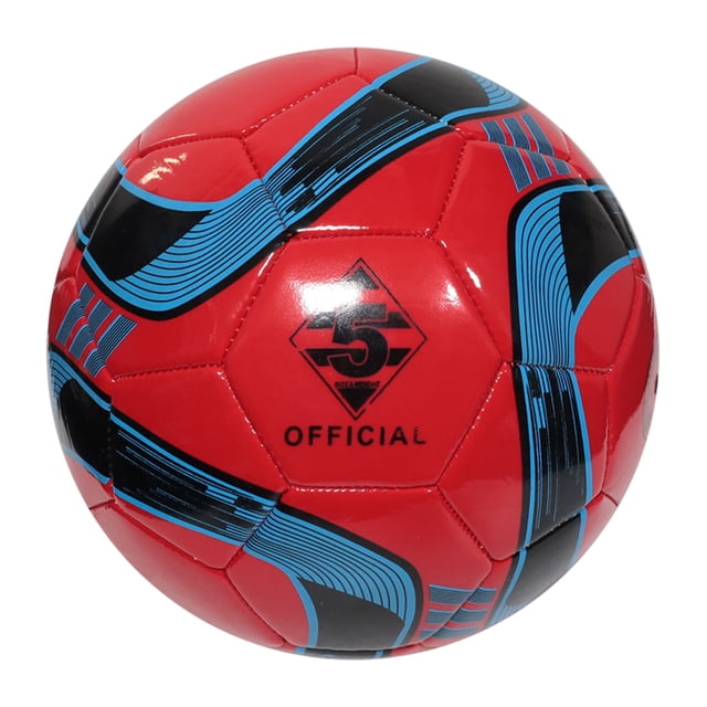 maskred Boys Football With Thickened PVC Leather For Sports Training Sessions Soft And Scratch-resistant red