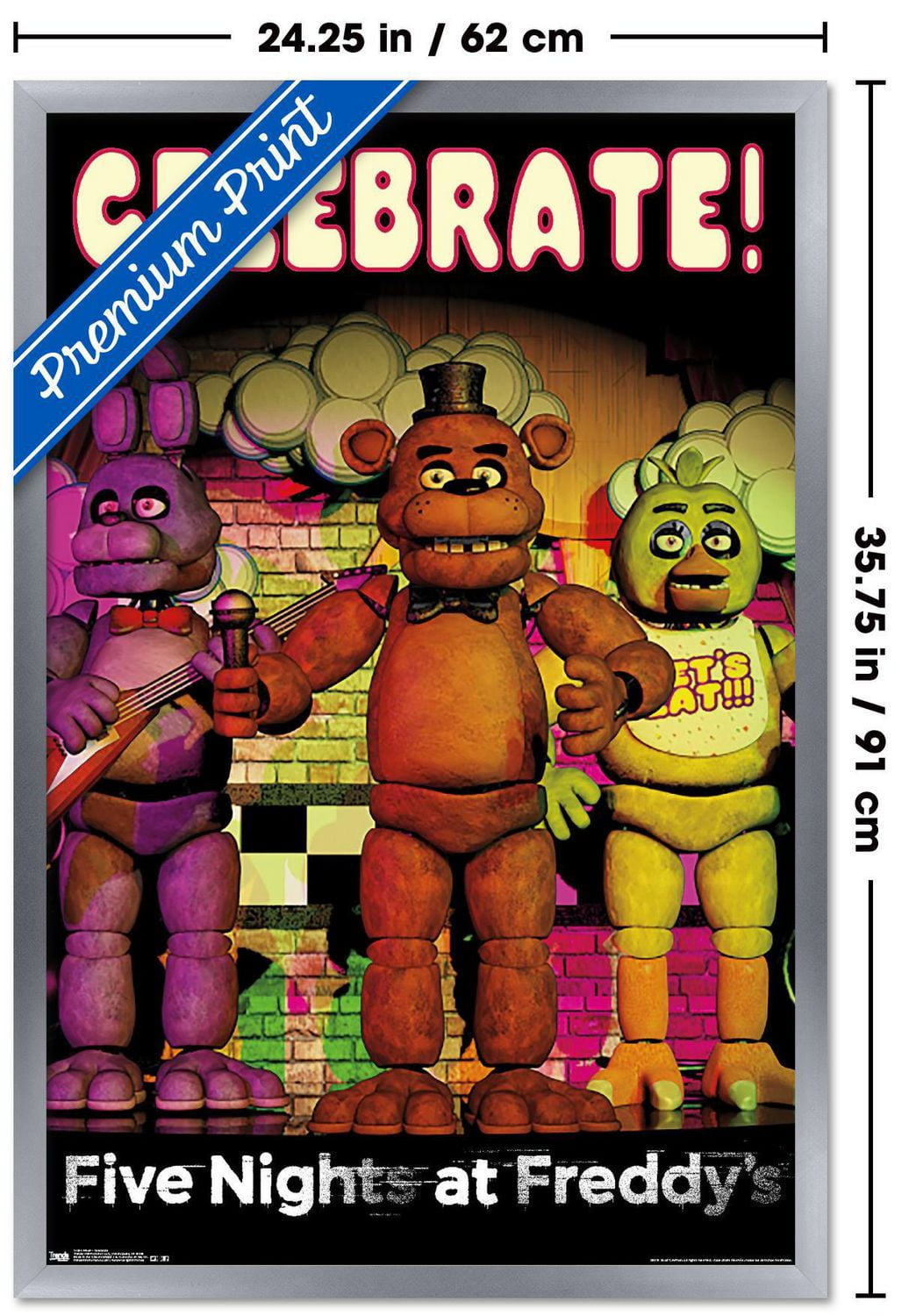 Five Nights at Freddy's - Celebrate Wall Poster