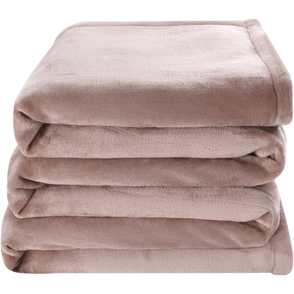KFFKFF Electrically Heated Blanket, King Size 100" x 90", Cozy Flannel with 10 Hour Auto-Off Timer & 5 Temperature Settings, Dual Controls, Suitable for Machine Wash, ETL & FCC Certified (Beige)