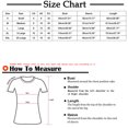 thumbnail image 3 of EQWLJWE Women's Solid Color Loose Round Neck Middle Sleeve Folded Cotton Linen Shirt Top, 3 of 6