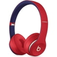 thumbnail image 1 of Restored Beats Solo3 Wireless On-Ear Headphones - W1 Chip, Class 1 Bluetooth, 40 Hours of Listening Time, Built-In Microphone and Controls - (Club Red), 1 of 7