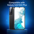 thumbnail image 4 of [2 packs] PST Premium Ultra Thin Tempered Glass Camera Lens Shield Protector for Samsung Galaxy S22 (6.1"), 4 of 4