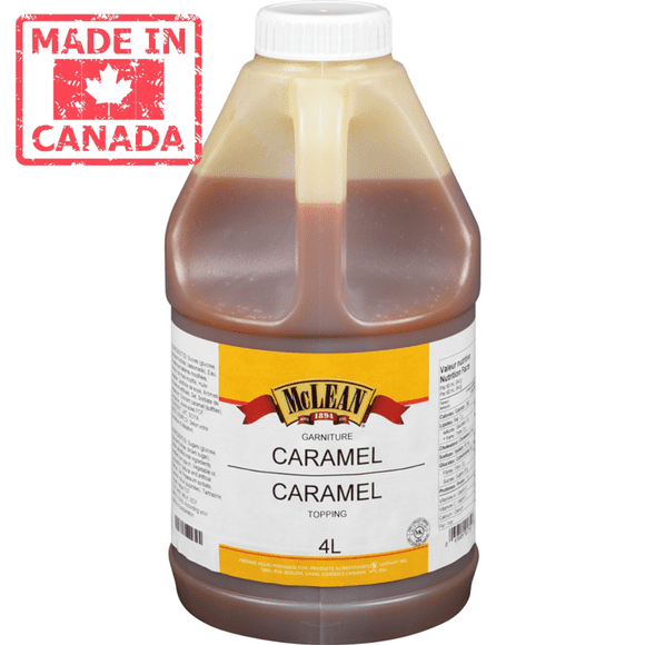 MCLEAN Butterscotch Topping Syrup Large Bulk -4Litre