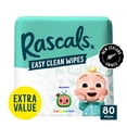 thumbnail image 1 of Lingettes Easy Clean Rascals, 80 unités, 1 of 8