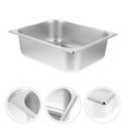 thumbnail image 4 of Miangastore Poêle à Buffet en Acier Inoxydable Grande Capacité Récipient Alimentaire pour Fête, 4 of 8