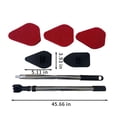 thumbnail image 3 of Dvkptbk Floor Brush Brooms Indoor Standing Storage Magnetic Suction Type Snap Brooms and Dustpan Set with Scraping Teeth and Scraper Cleaning Suitable for Home Kitchen Utensils & Gadgets, 3 of 7