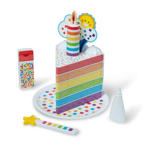 Melissa & Doug Birthday Surprise Keepsake Box, Wooden Toy Cake, Ages 2+