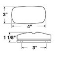 thumbnail image 2 of Peterson Red Oval Clearance Light, 2 of 2