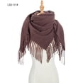 thumbnail image 1 of Dvkptbk Foulards pour Femmes Mode Hiver Femmes Foulard Colorée Décontractée Foulard à Franges Châle Vêtements en Liquidation, 1 of 5