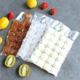 thumbnail image 2 of 10Pcs Disposable Ice Cube Bags Self-sealing Clear Ice Mold Fridge Freezer Ice Maker, 2 of 7