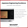 thumbnail image 2 of SHARP SMC1464KSC Carousel® Countertop Microwave Oven, Inverter Technology, 1.4 Cu. ft., 1100W, Stainless Steel, Sensor Cooking, Compact Design, 2 of 11