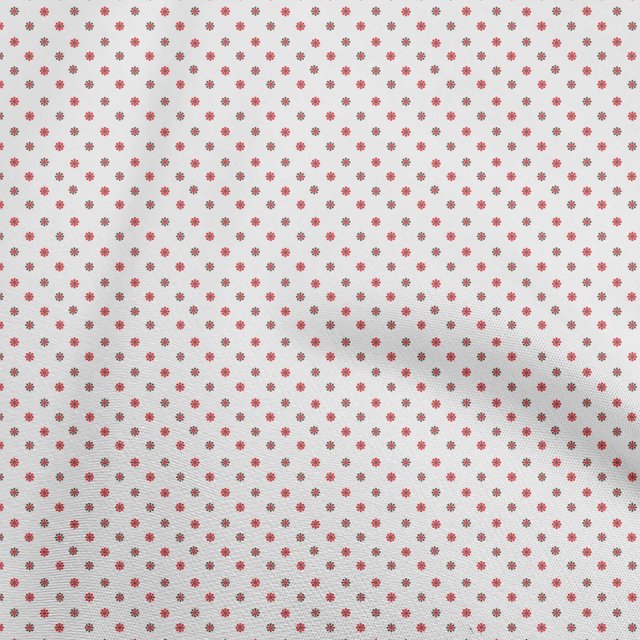 oneOone Silk Tabby Red Fabric Floral Sewing Craft Projects Fabric Prints By Yard 42 Inch Wide